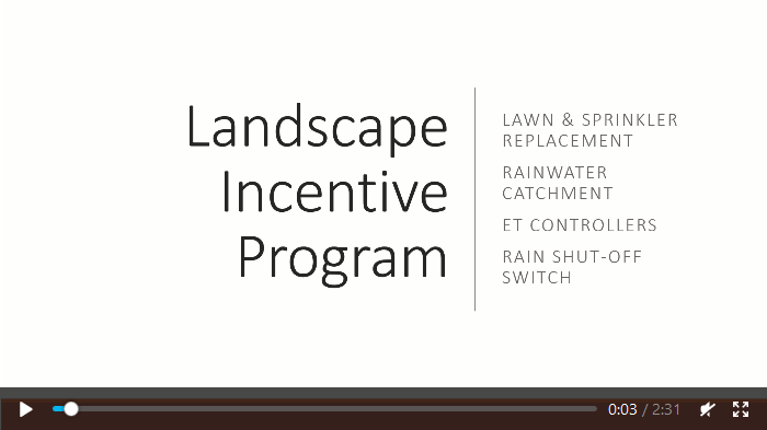 MCWD Landscape Incentives Video