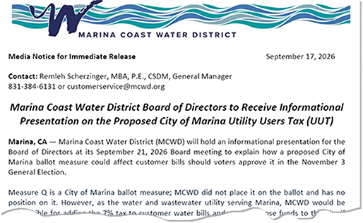 MCWD to hear info on proposed City Utility Tax graphic